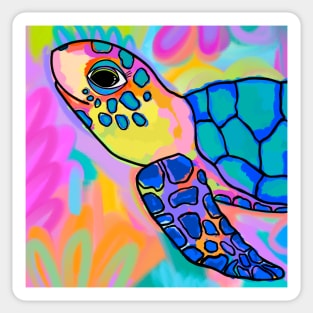 Happy Turtle Sticker